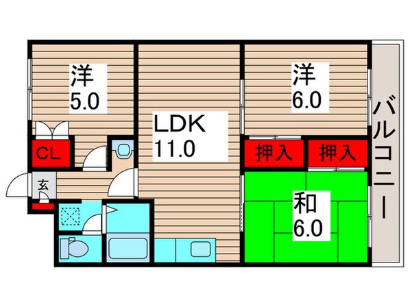 リアライズ北綾瀬の物件間取画像